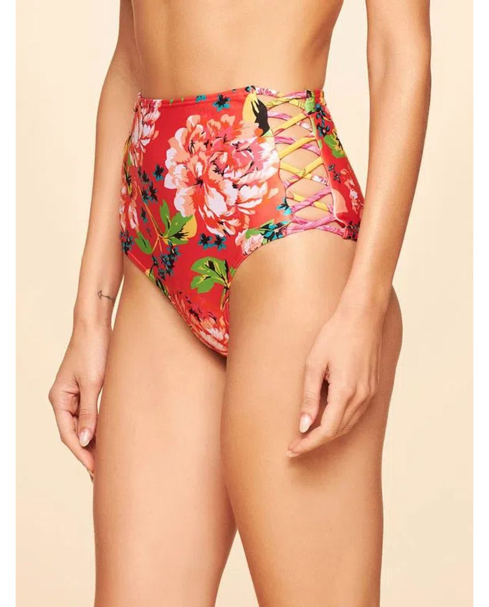 Tanga de Biquíni Chita Cia Maritima Vermelho Vermelho-3