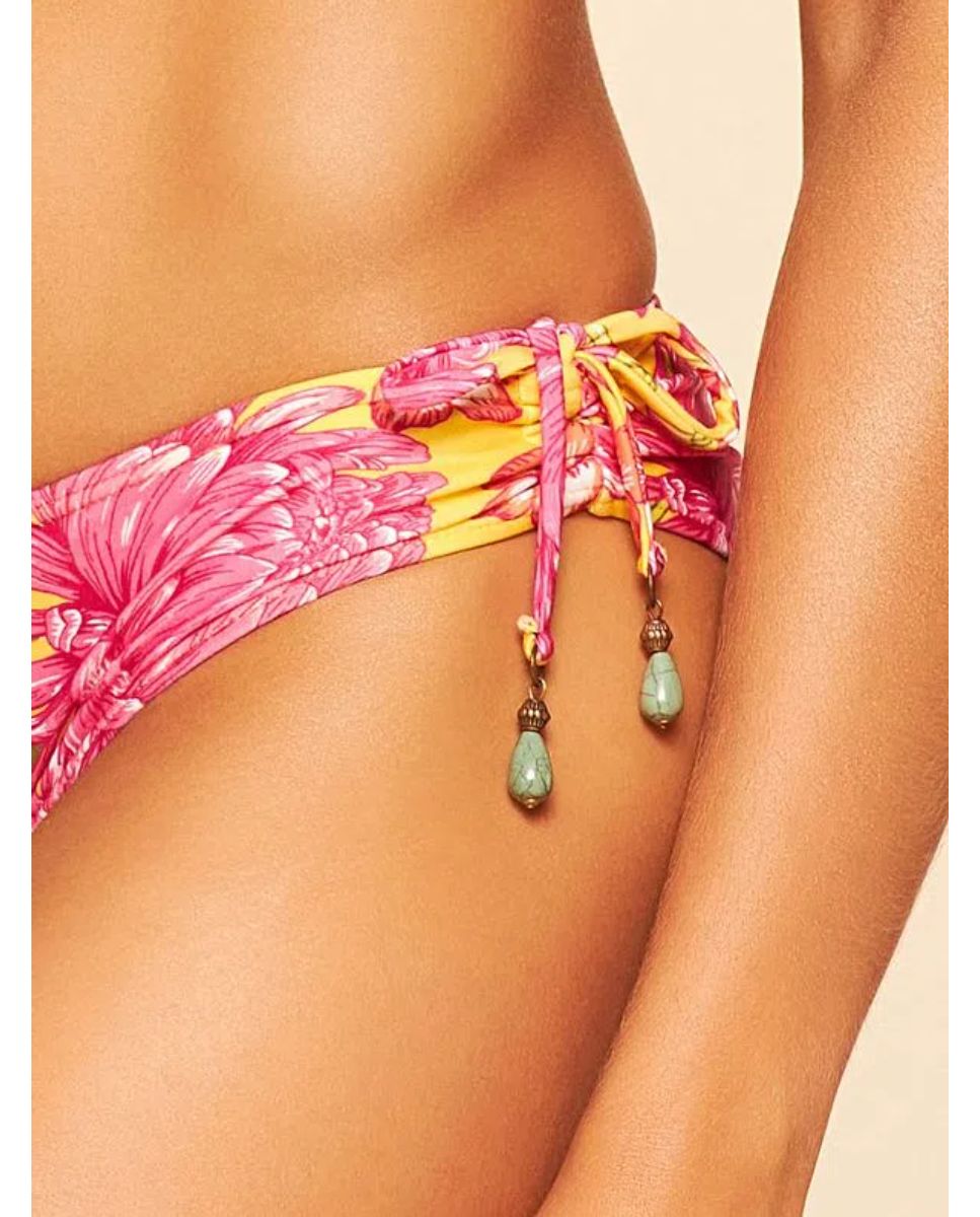 Tanga de Biquíni Chita Cia Maritima Amarelo Amarelo-3