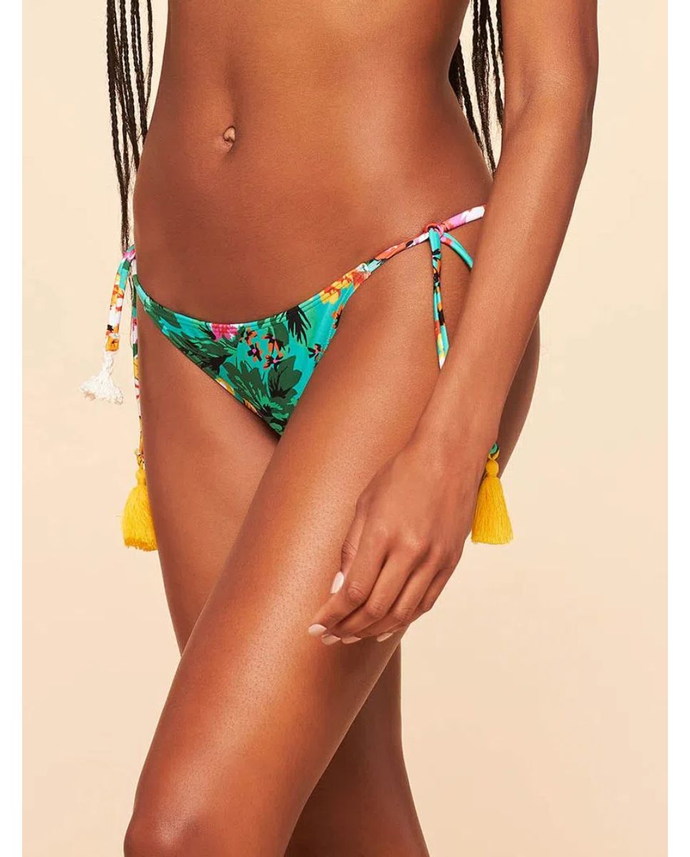 Imagem 0 de Tanga de Biquíni Chita Cia Maritima Verde