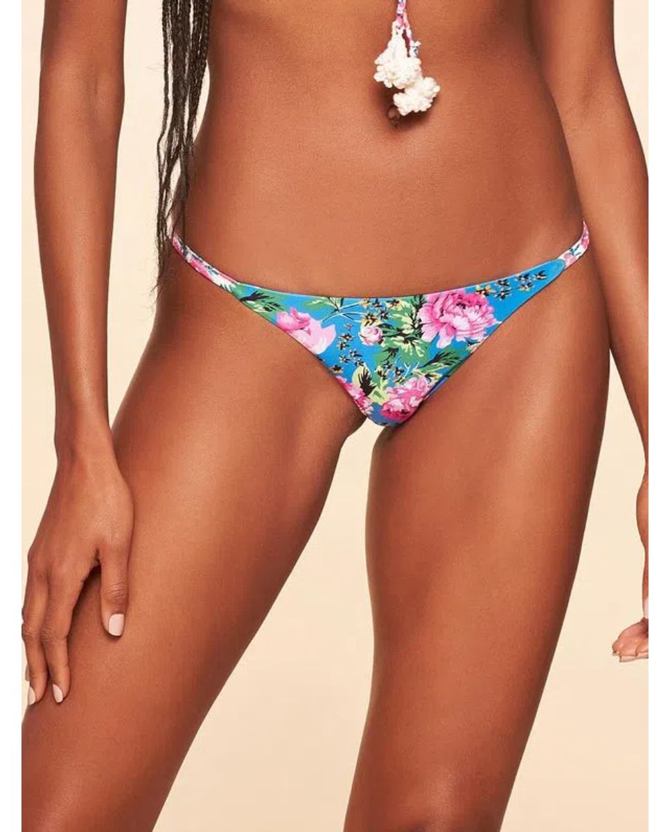 Tanga de Biquíni Bronzeada Cia Maritima Azul Azul-1