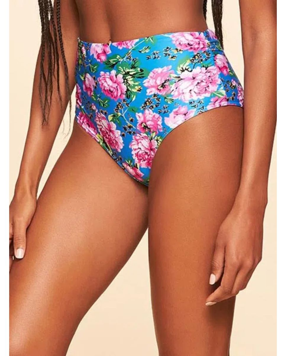 Tanga de Biquíni Bronzeada Cia Maritima Azul Azul-1