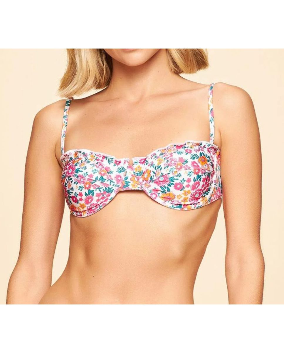 Top de Biquíni Bronzeada Cia Maritima Branco Branco-1