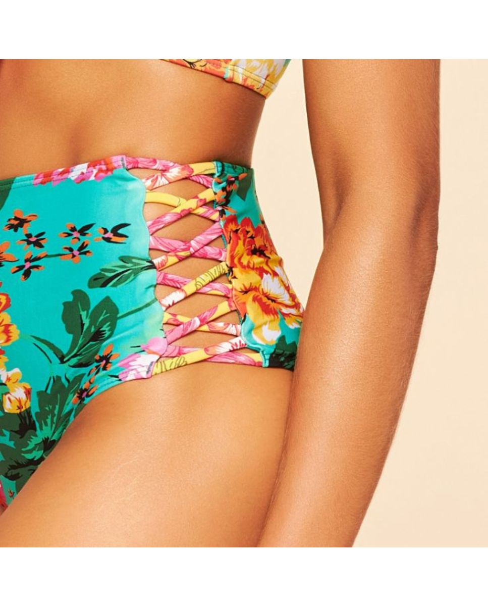 Tanga de Biquíni Chita Cia Maritima Verde Verde-4