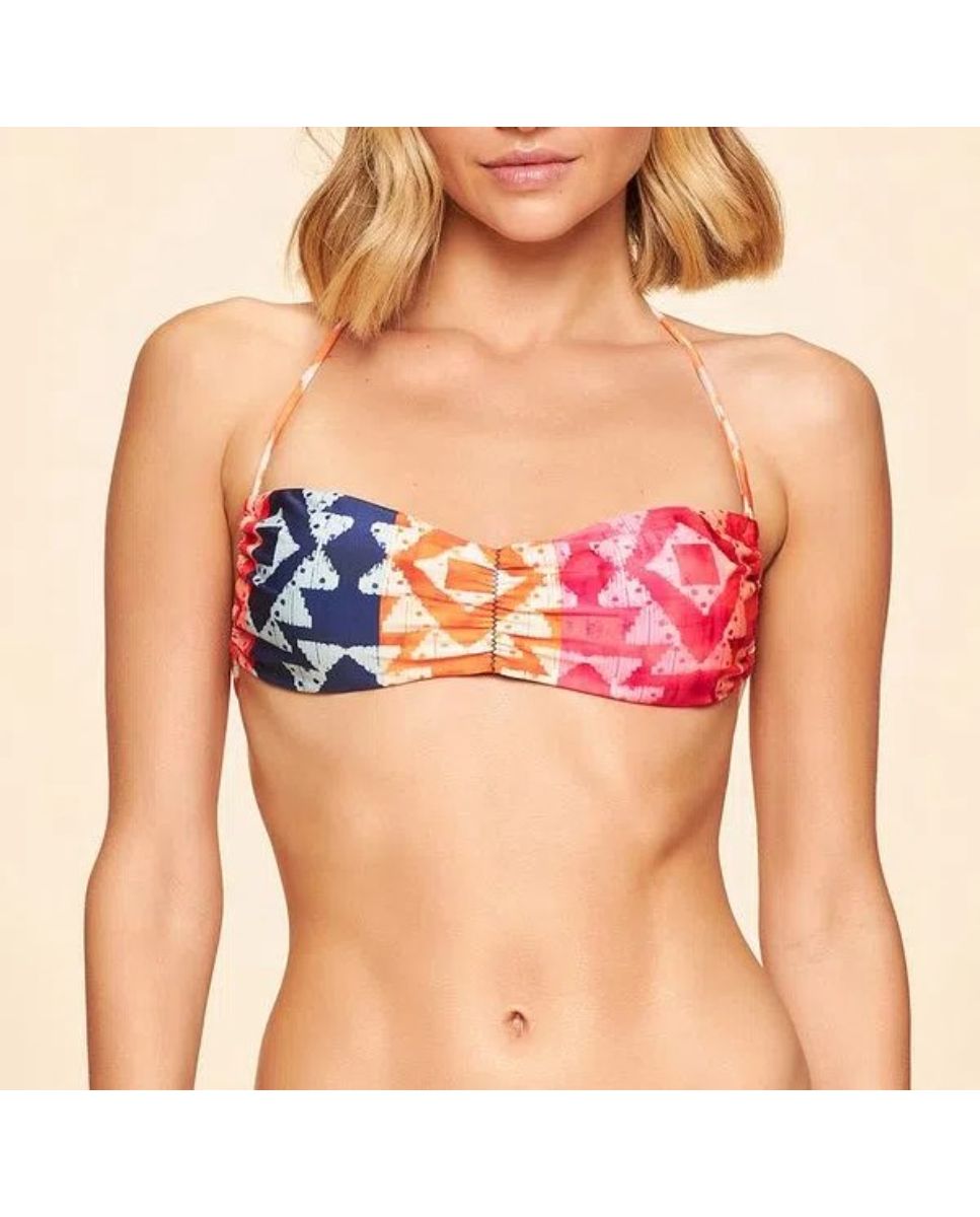 Top de Biquíni Ginga Cia Maritima Azul Azul-1