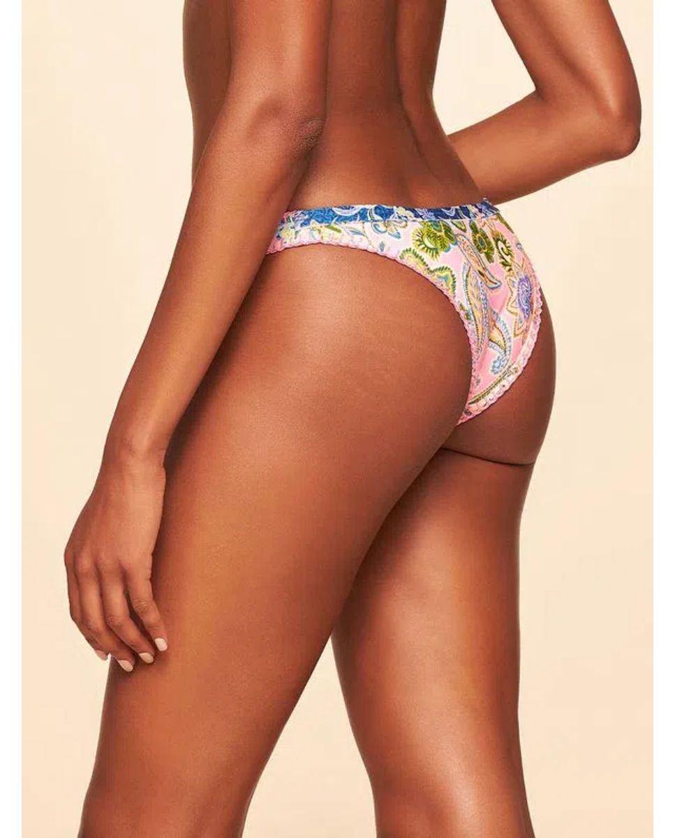 Tanga de Biquíni Bossa Cia Maritima Rosa Rosa-2
