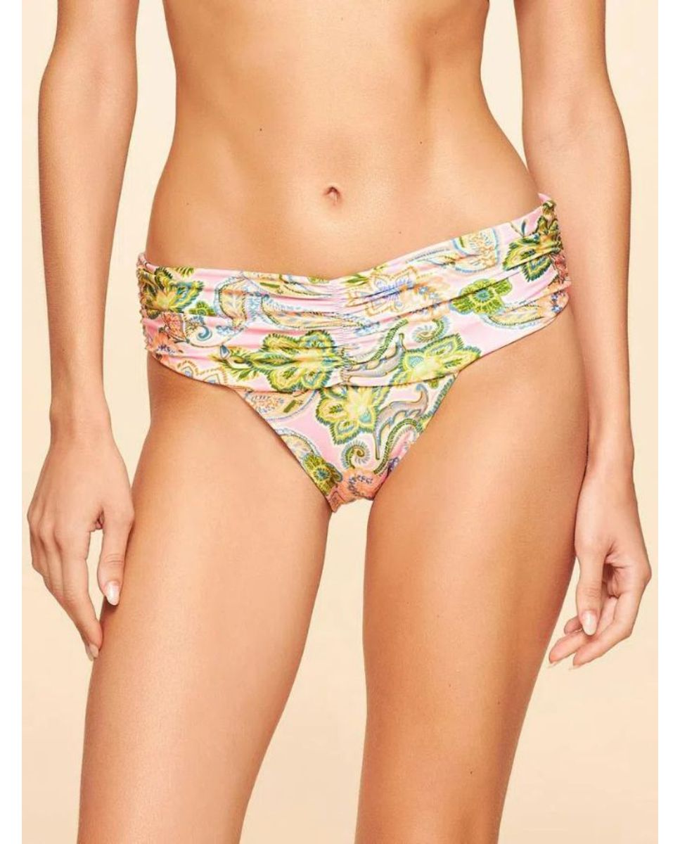 Tanga de Biquíni Bossa Cia Maritima Rosa Rosa-1