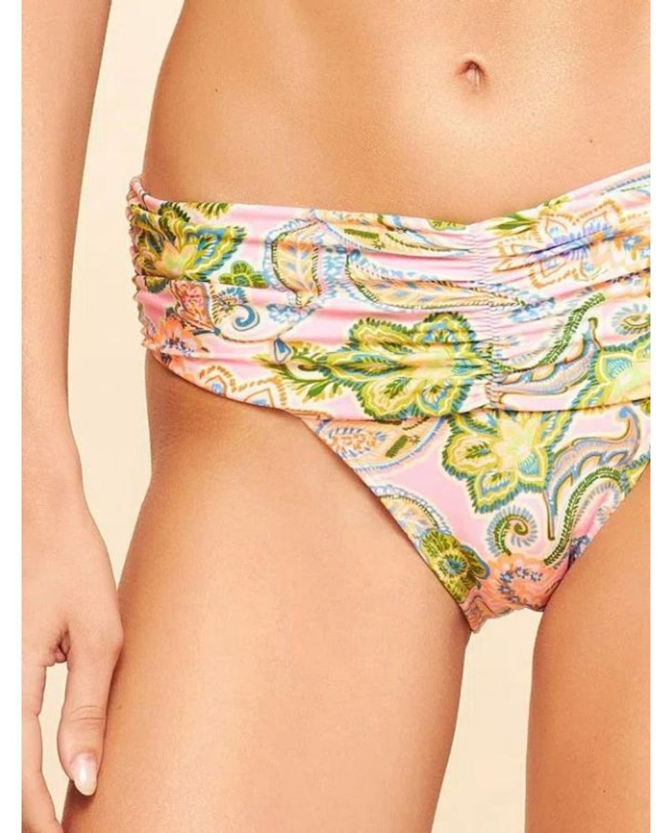 Tanga de Biquíni Bossa Cia Maritima Rosa Rosa-3