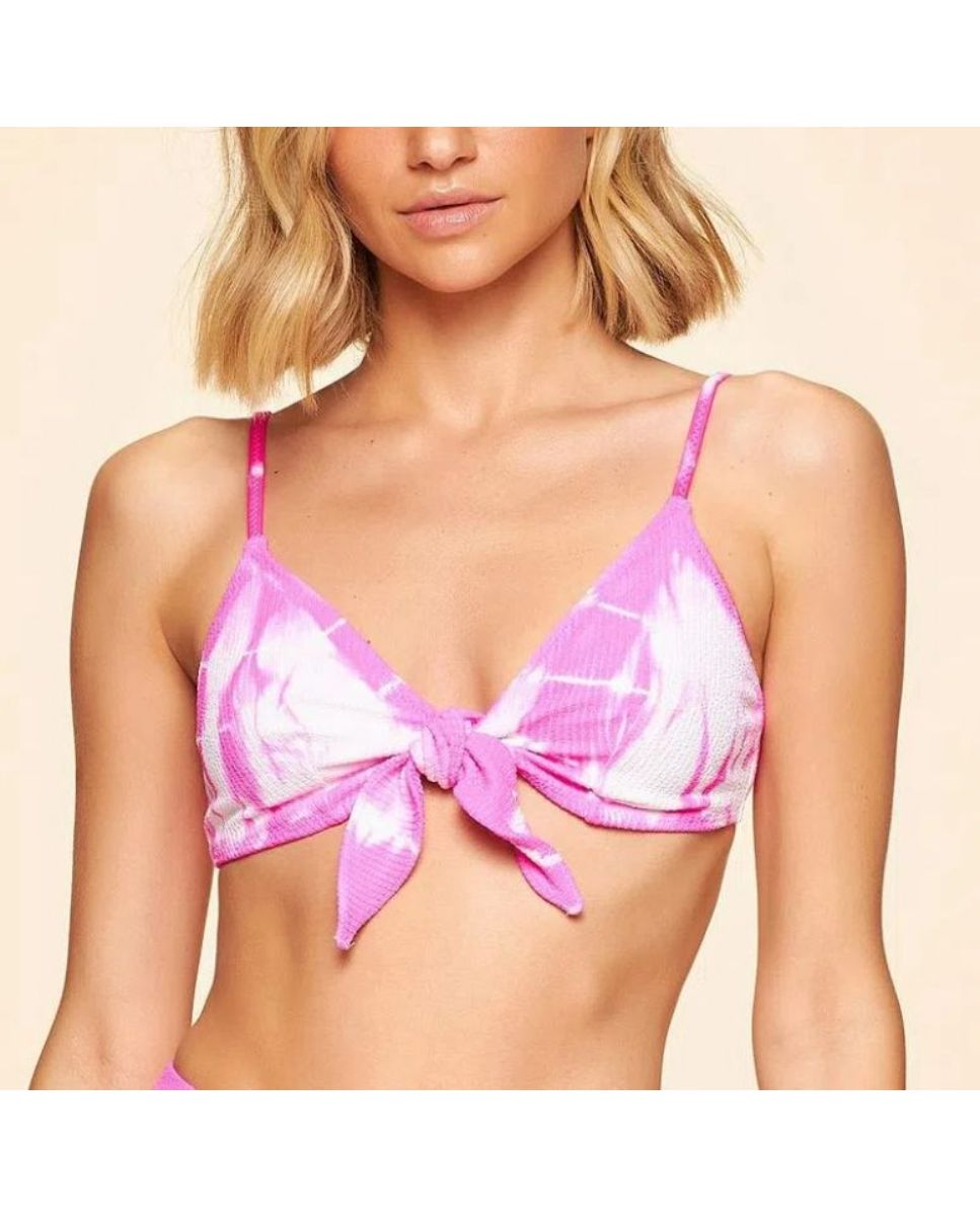 Top de Biquíni Ondas Cia Maritima Rosa Rosa-1