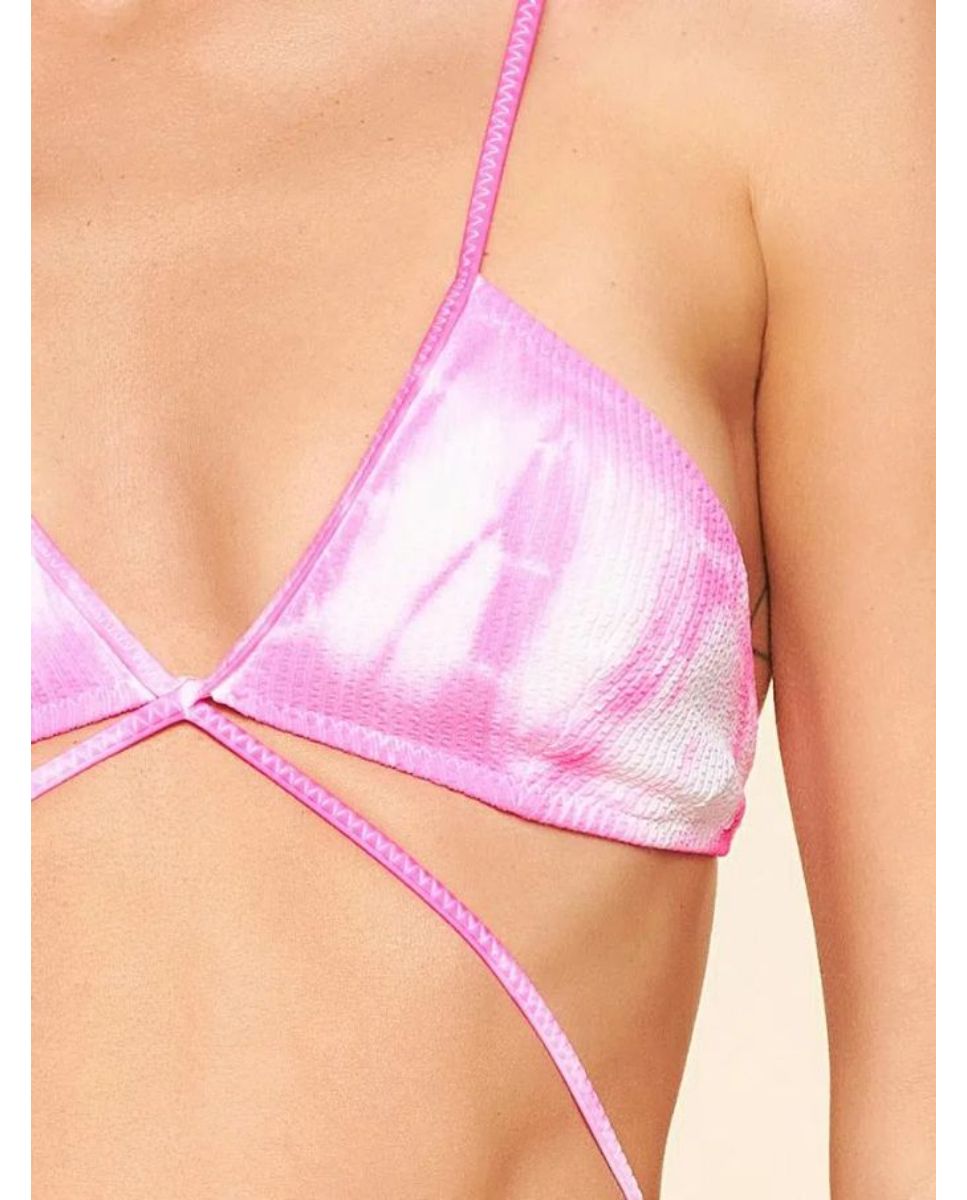 Top de Biquíni Ondas Cia Maritima Rosa Rosa-3