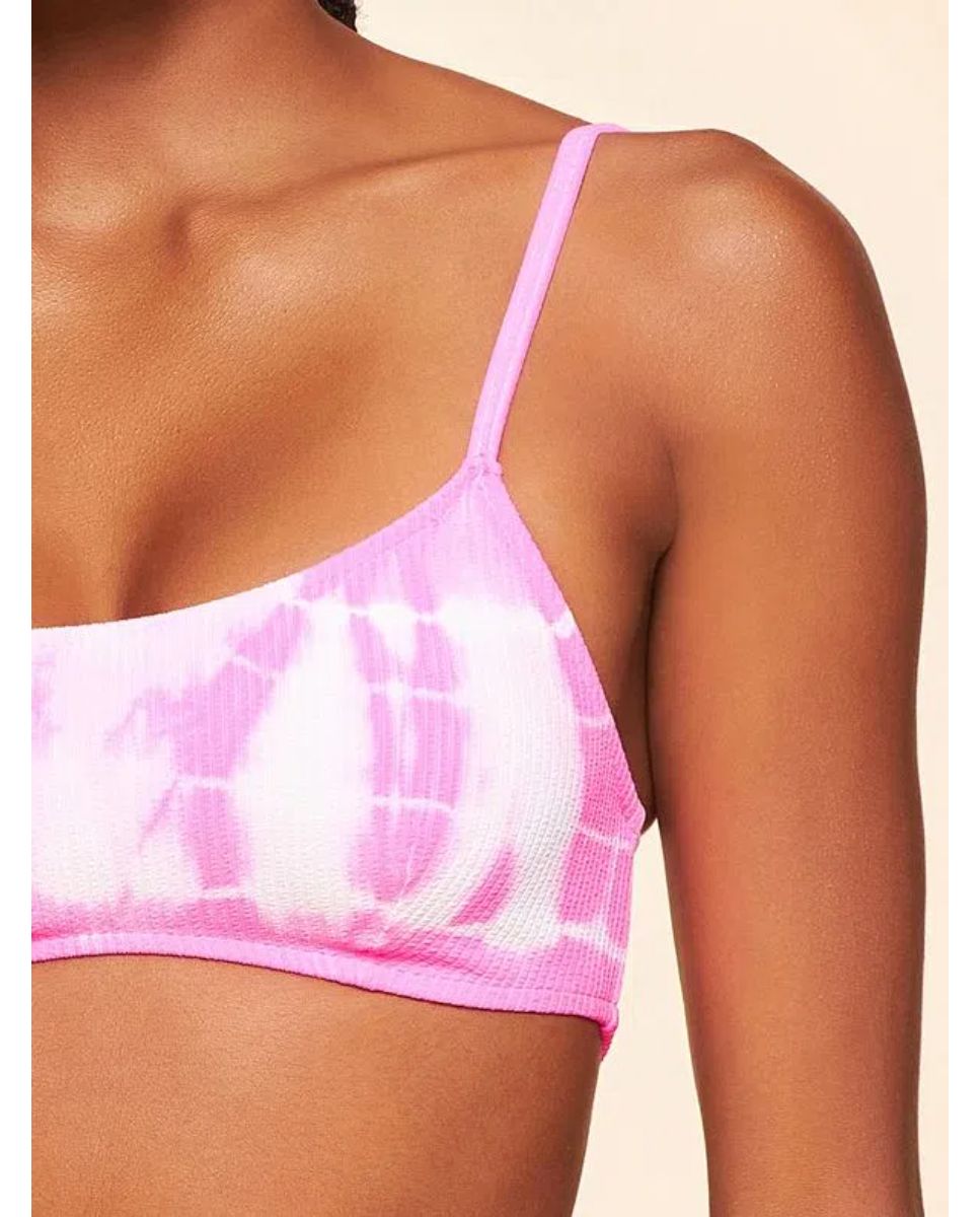 Top de Biquíni Ondas Cia Maritima Rosa Rosa-3