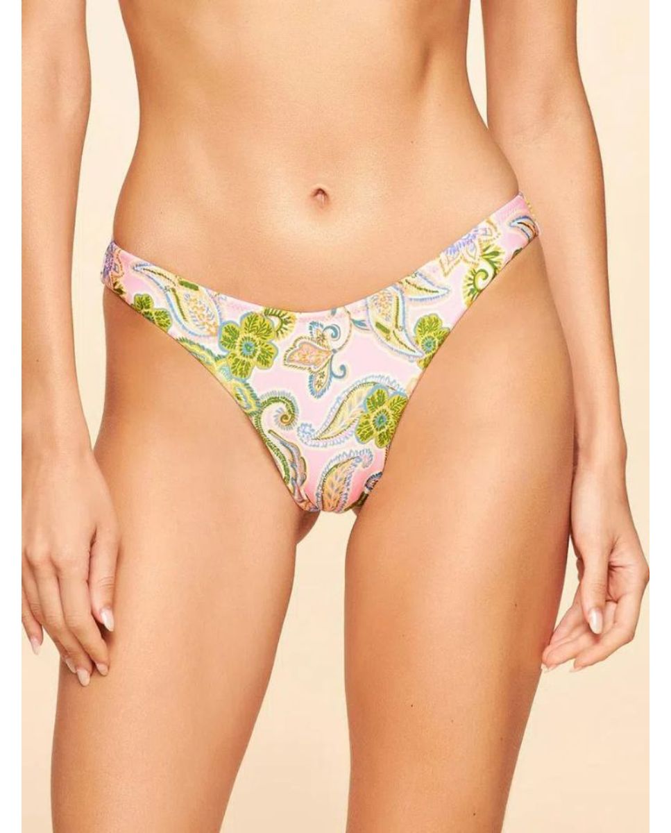 Tanga de Biquíni Bossa Cia Maritima Rosa Rosa-1