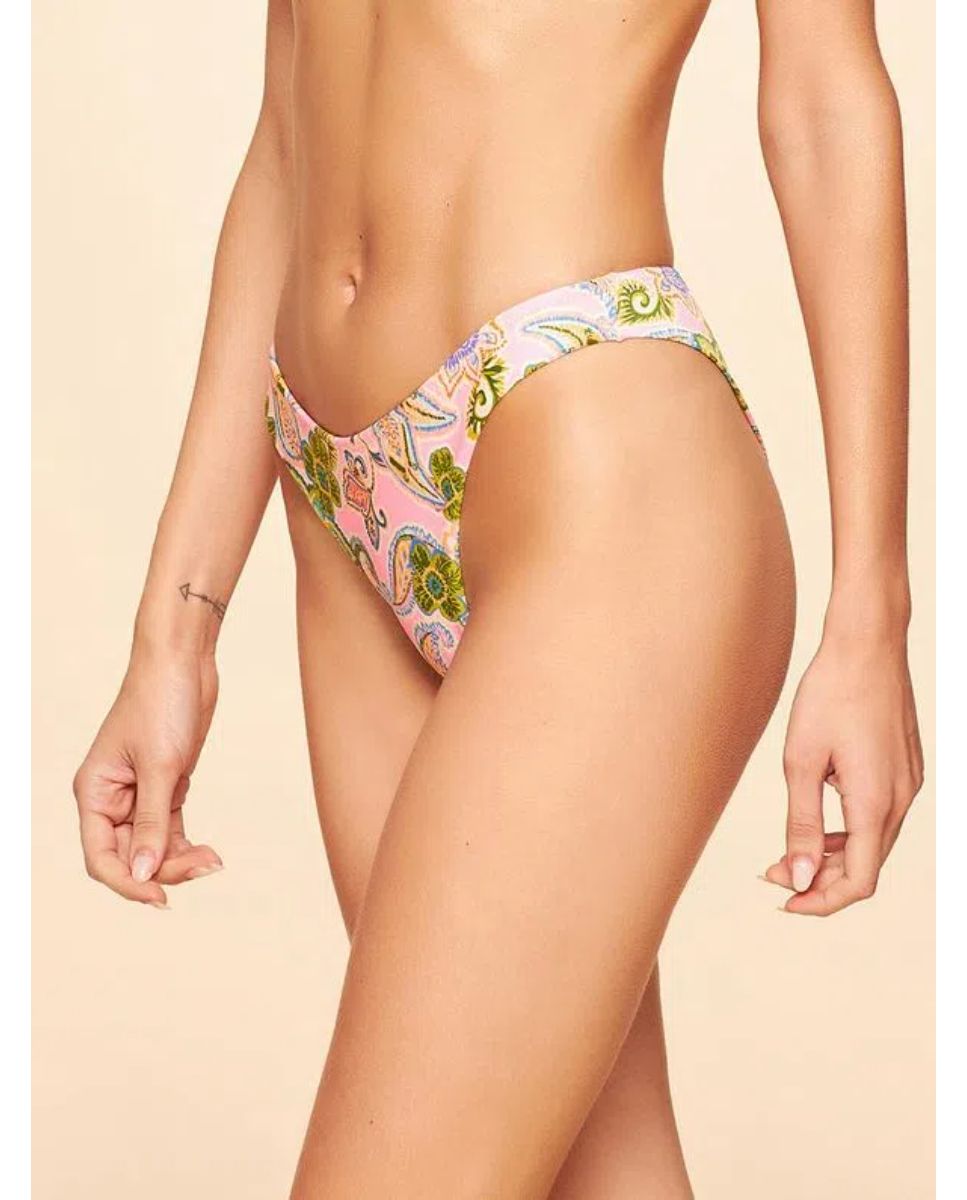 Tanga de Biquíni Bossa Cia Maritima Rosa Rosa-3