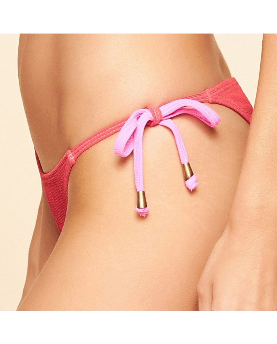 Tanga de Biquíni Iluminada Cia Maritima Rosa Rosa-3