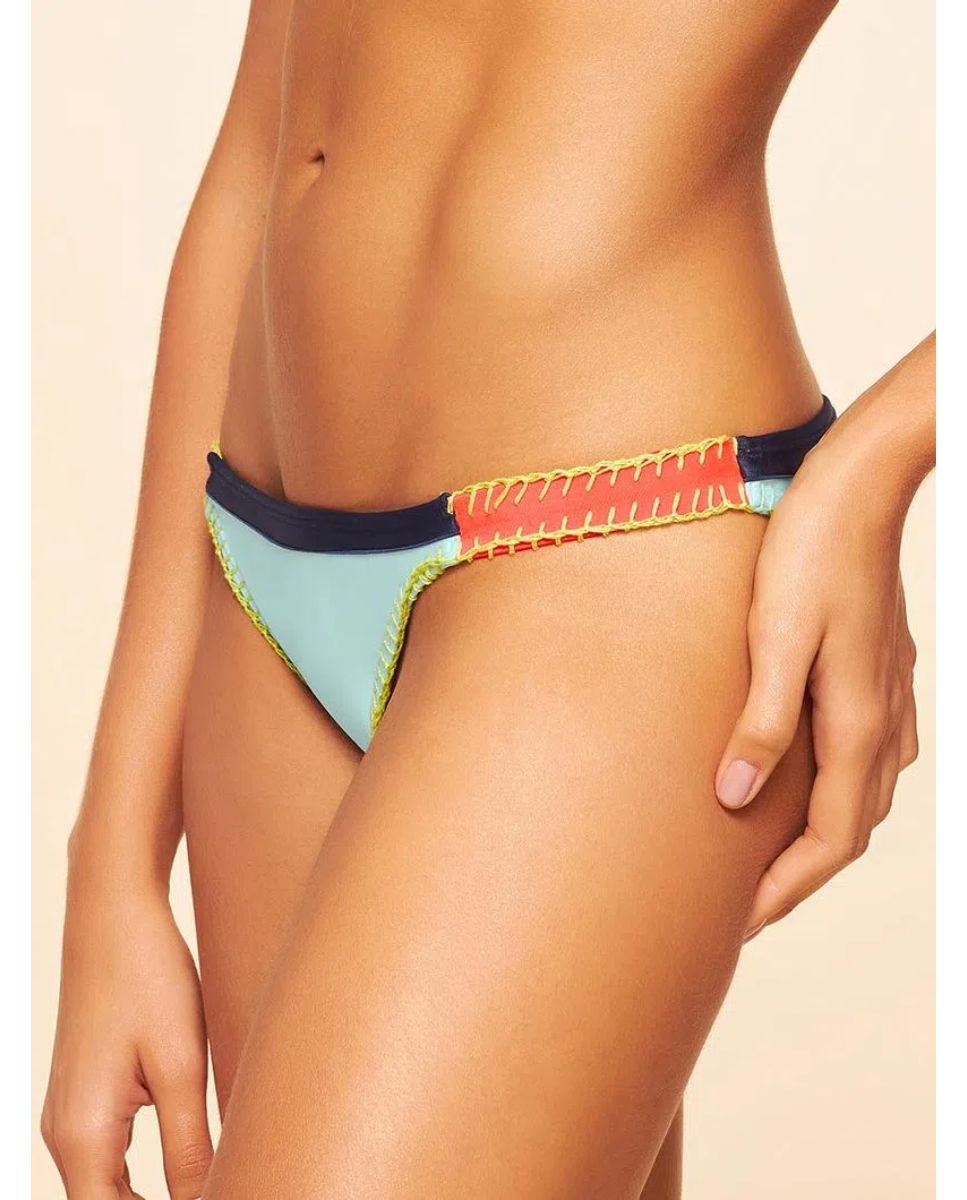 Tanga de Biquíni Surf Colors Cia Maritima Azul Azul-3