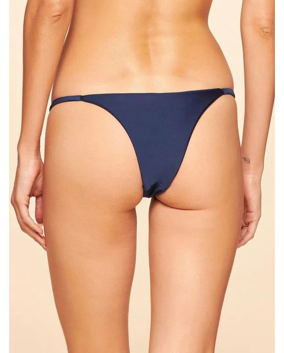 Tanga de Biquíni Lisos Coordenados Cia Maritima Azul Azul-2