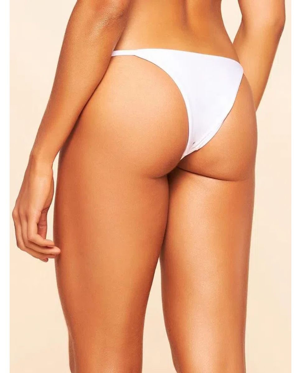 Tanga de Biquíni Lisos Coordenados Cia Maritima Branco Branco-2