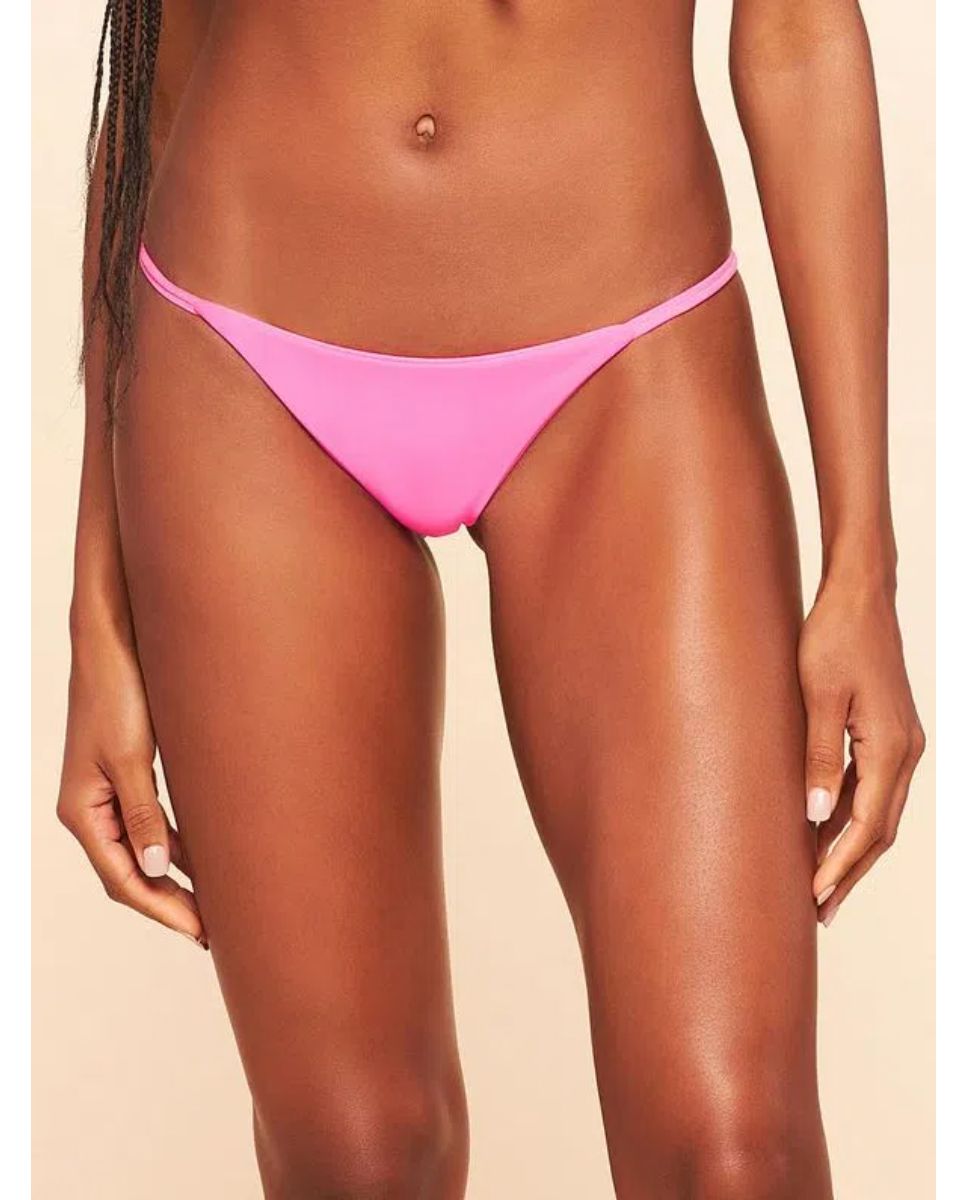 Tanga de Biquíni Lisos Coordenados Cia Maritima Rosa Rosa-1