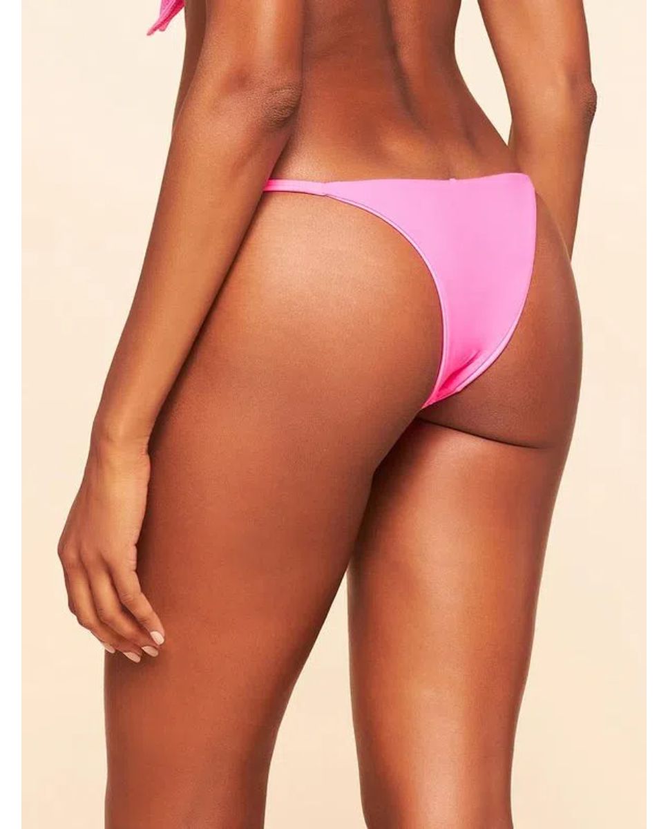 Tanga de Biquíni Lisos Coordenados Cia Maritima Rosa Rosa-2