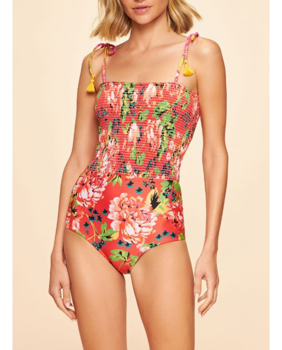 Imagem 0 de Fato de Banho Chita Cia Maritima Vermelho