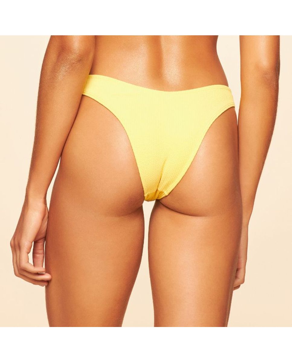 Tanga de Biquíni Lisos Tropical Cia Maritima Amarelo Amarelo-2