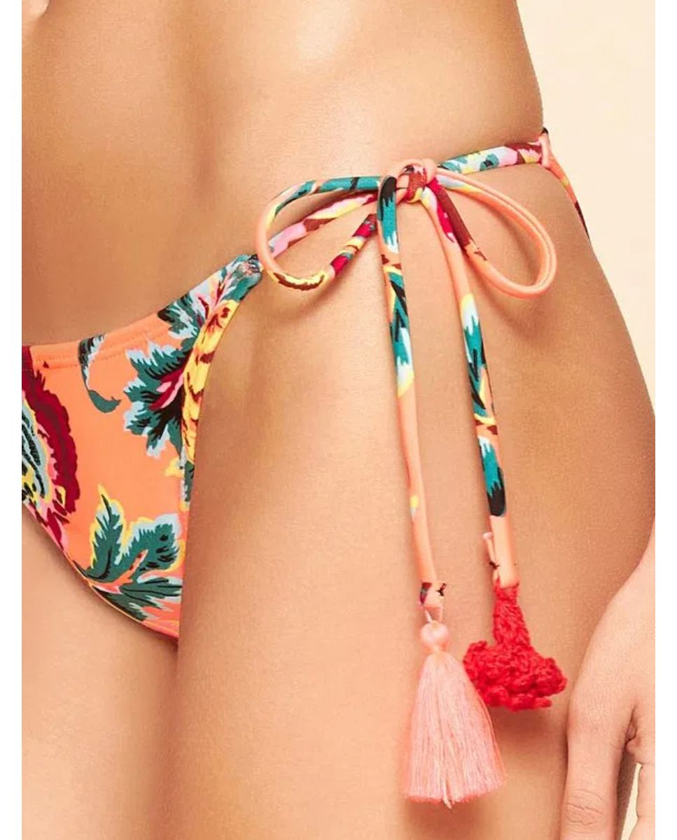 Tanga de Biquíni Pé na Areia Cia Maritima Laranja Laranja-3