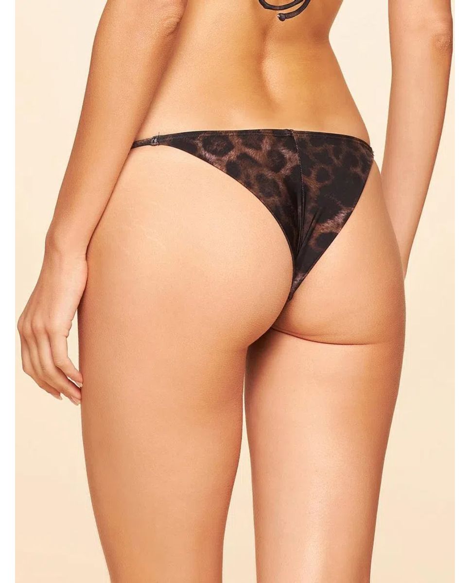 Tanga de Biquíni Natural Cia Maritima Castanho Castanho-2