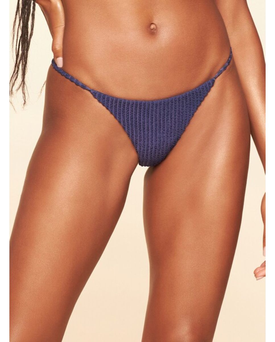 Tanga de Biquíni Lisos Praia Cia Maritima Azul Azul-1