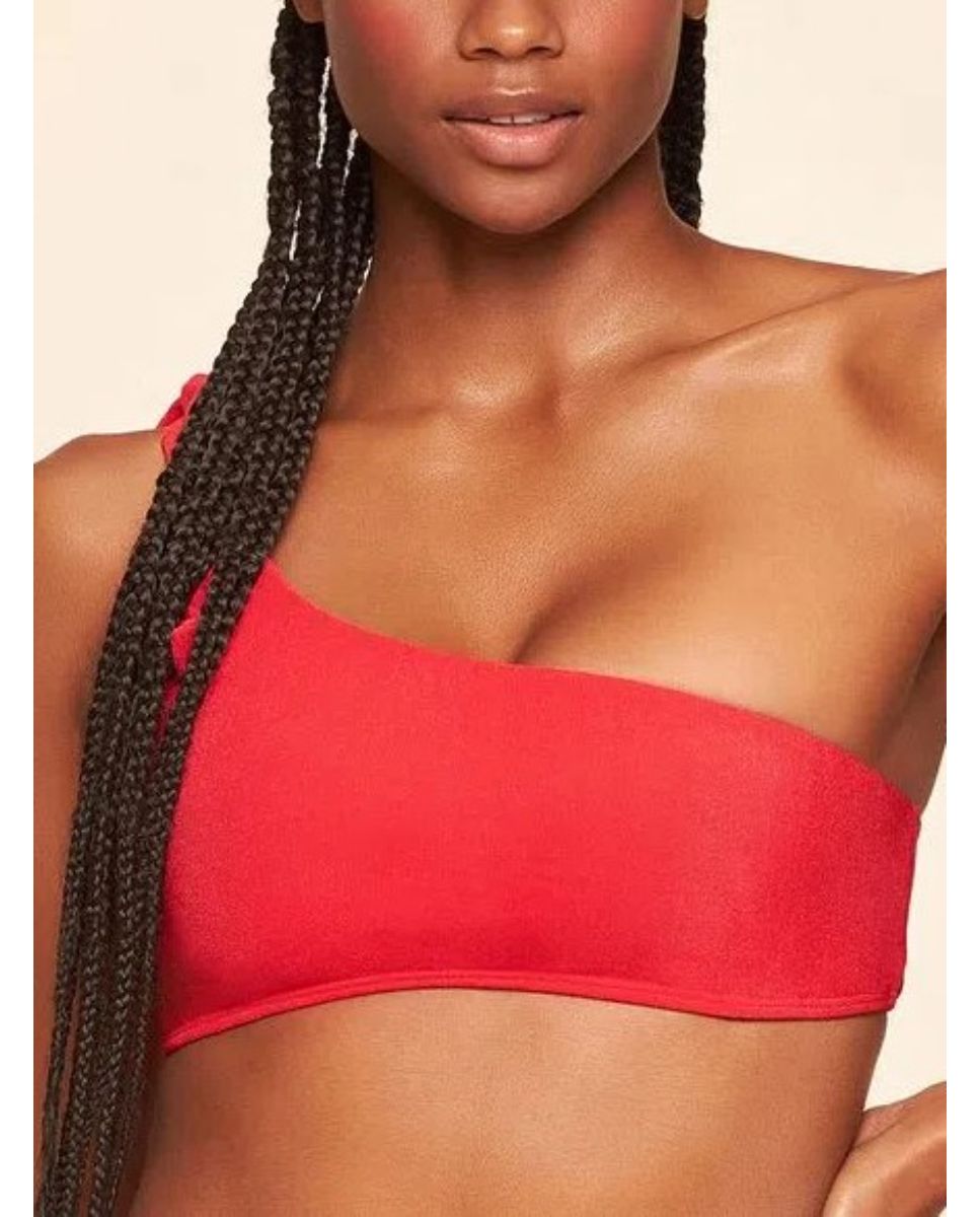 Top de Biquíni Natural Cia Maritima Vermelho Vermelho-1