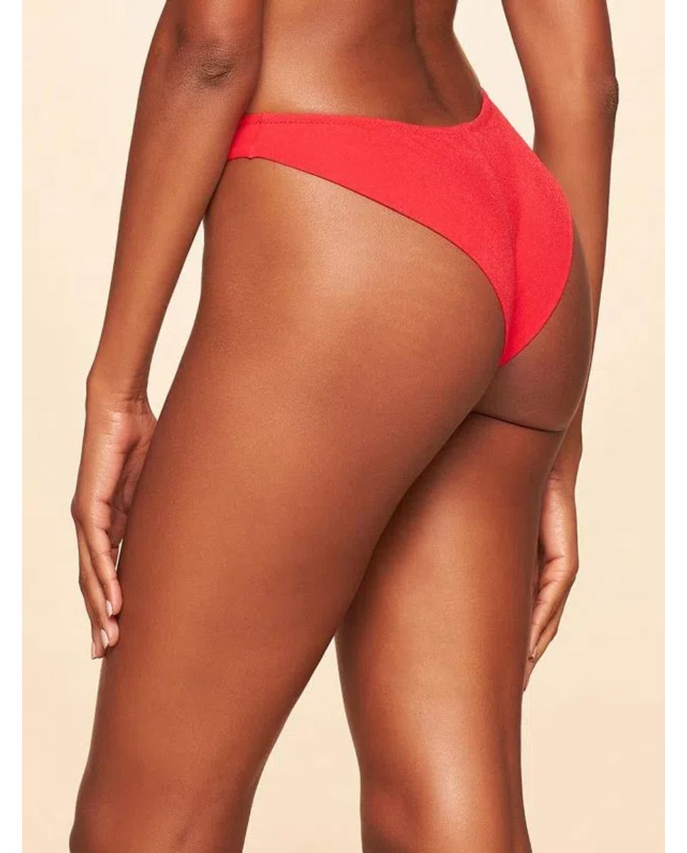 Tanga de Biquíni Natural Cia Maritima Vermelho Vermelho-2