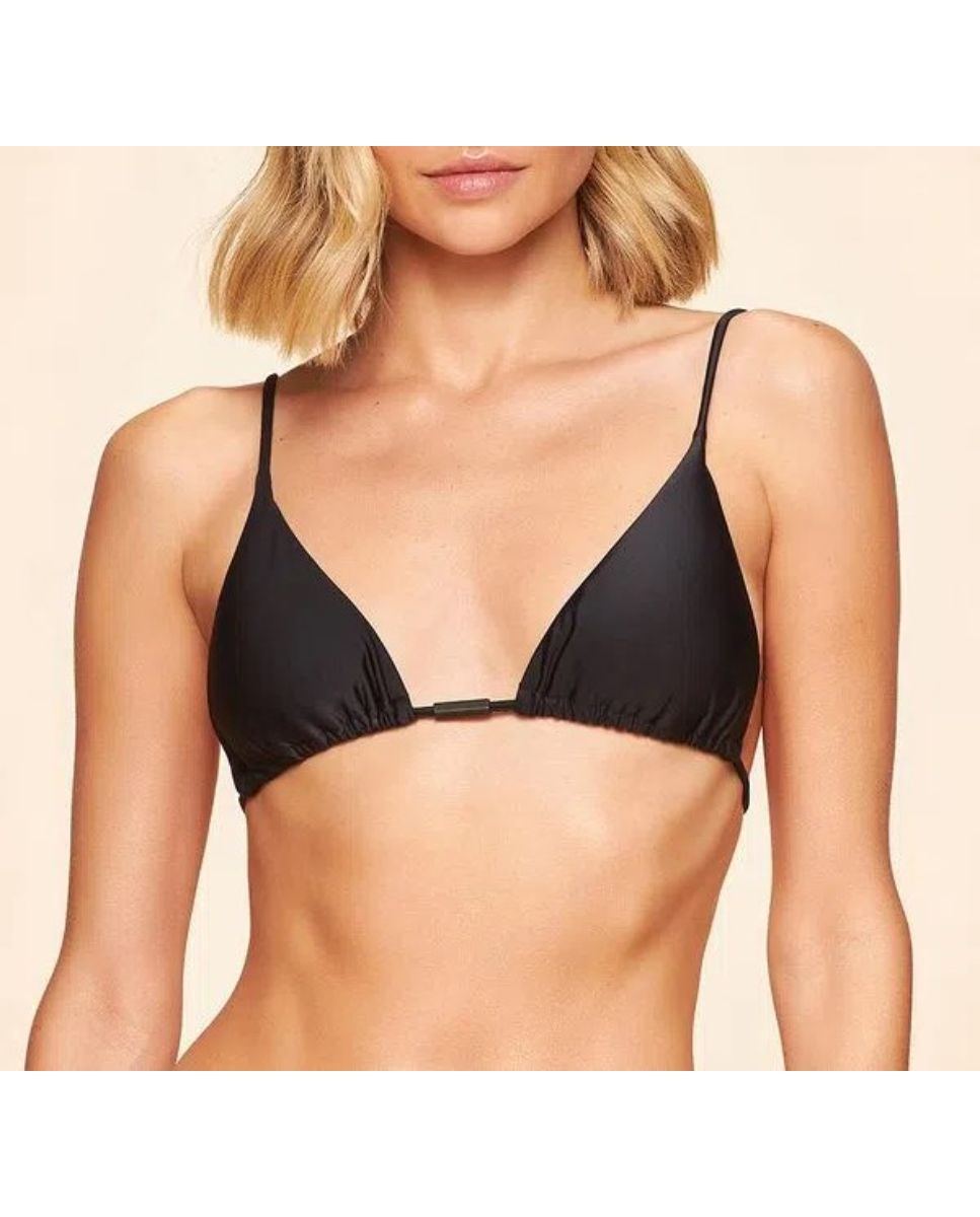 Imagem 0 de Top de Biquíni Lisos Coordenados Cia Maritima Preto