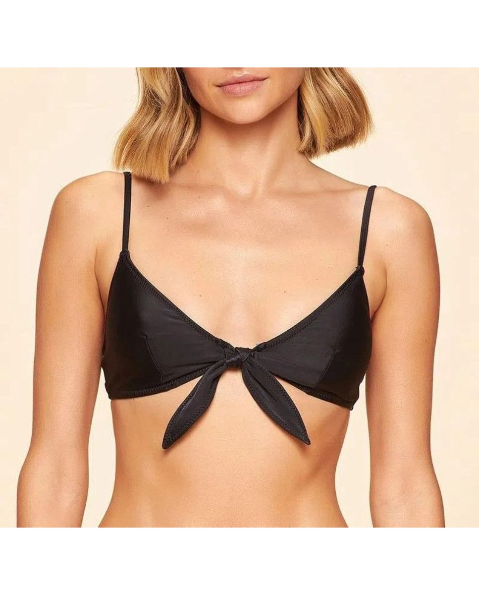 Imagem 0 de Top de Biquíni Lisos Coordenados Cia Maritima Preto