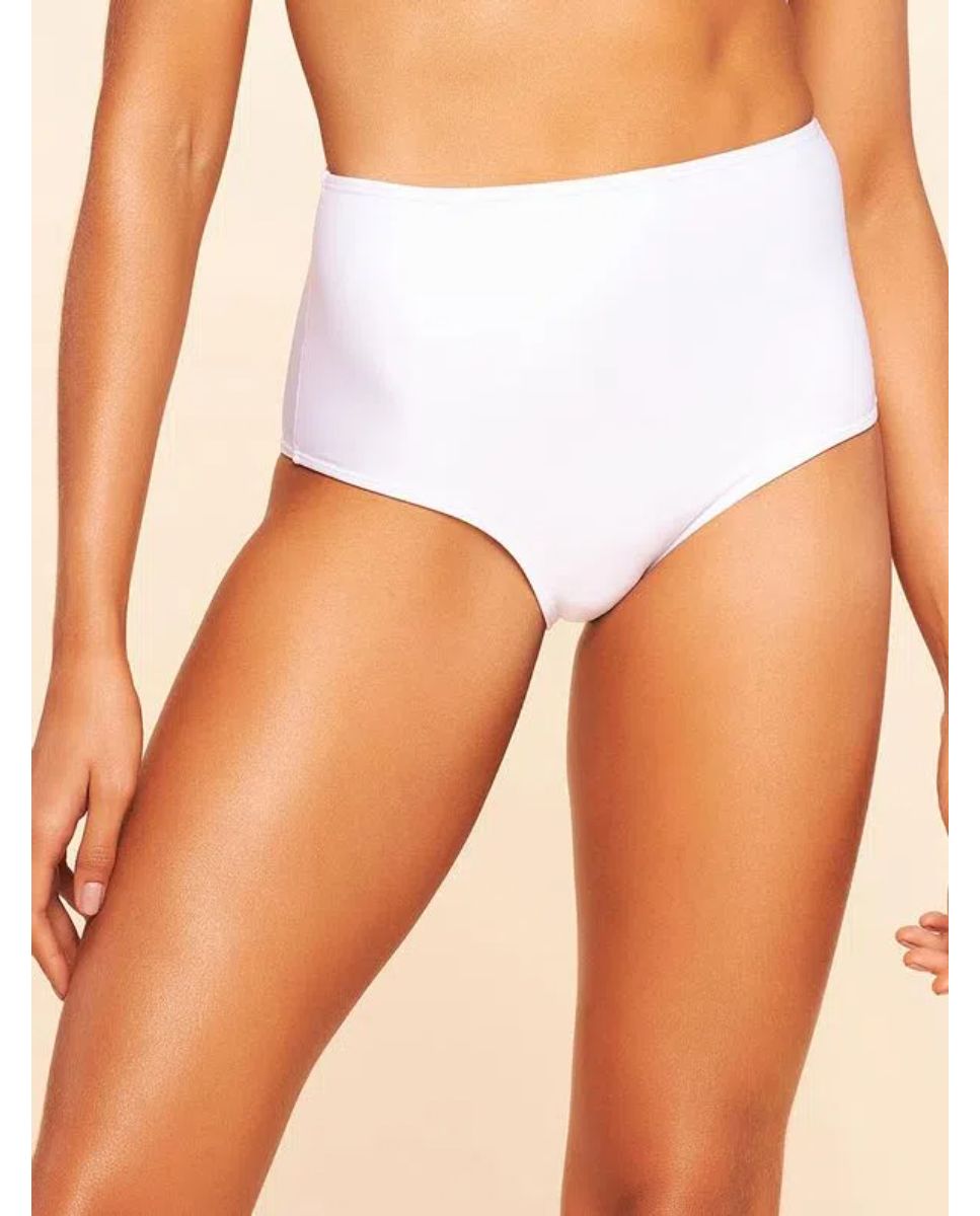Tanga de Biquíni Lisos Coordenados Cia Maritima Branco Branco-1