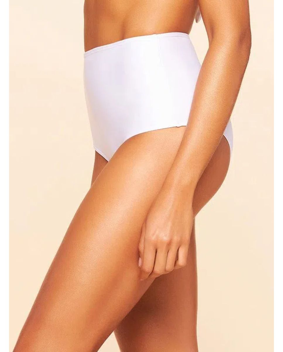 Tanga de Biquíni Lisos Coordenados Cia Maritima Branco Branco-3