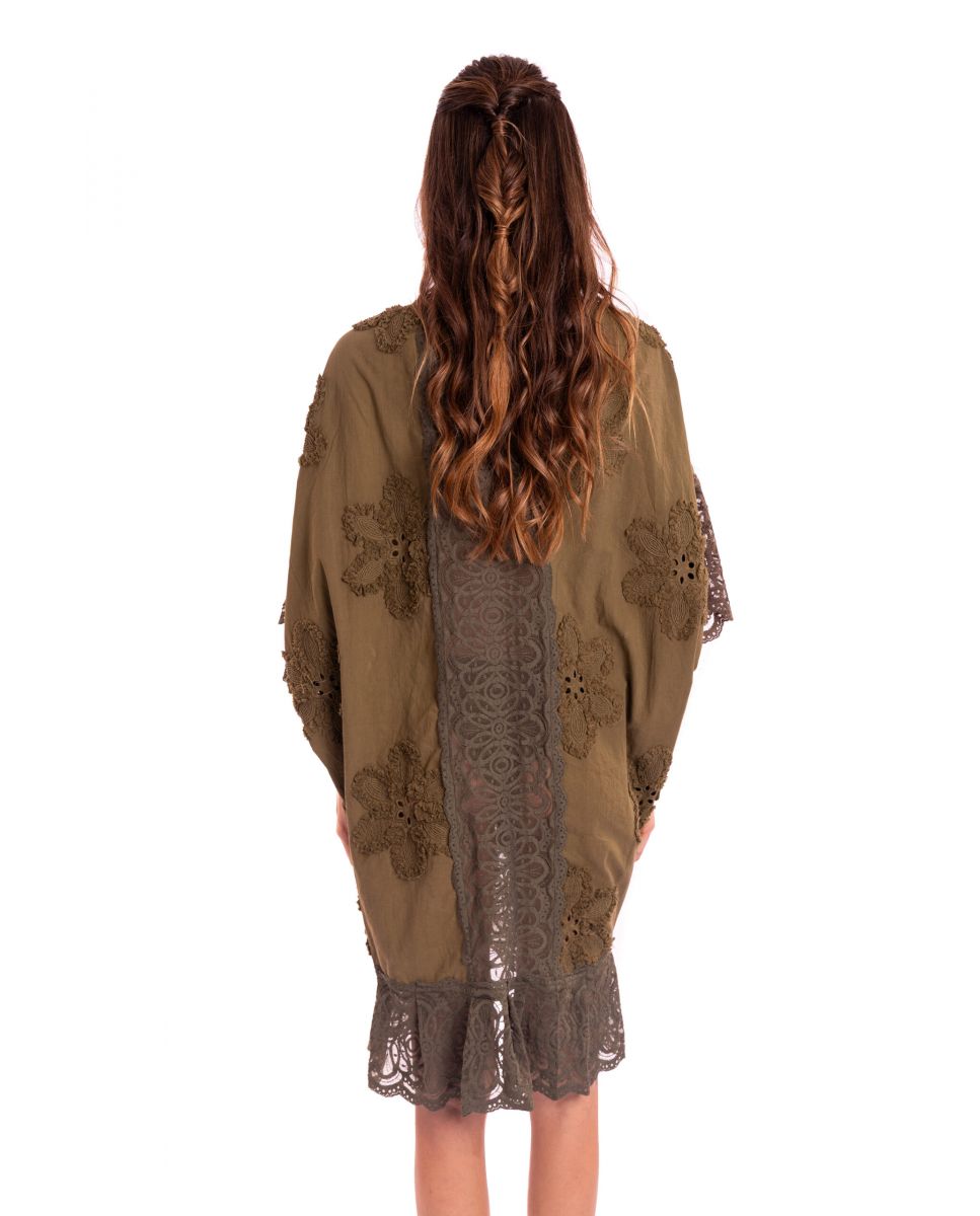 Vestido de Praia Verde-militar-2