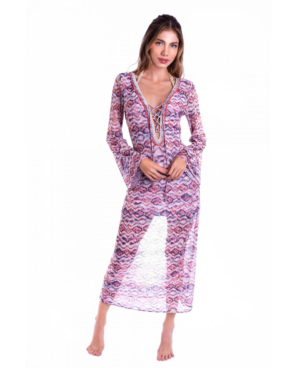 Imagem 0 de Vestido de Praia Midi