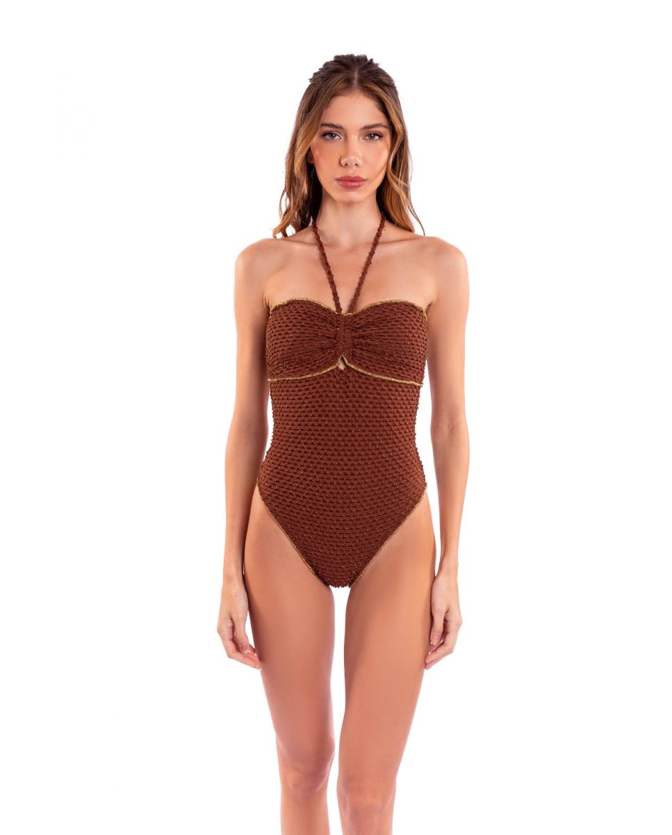 Imagem 0 de Fato de Banho Bandeau Liso com Forro