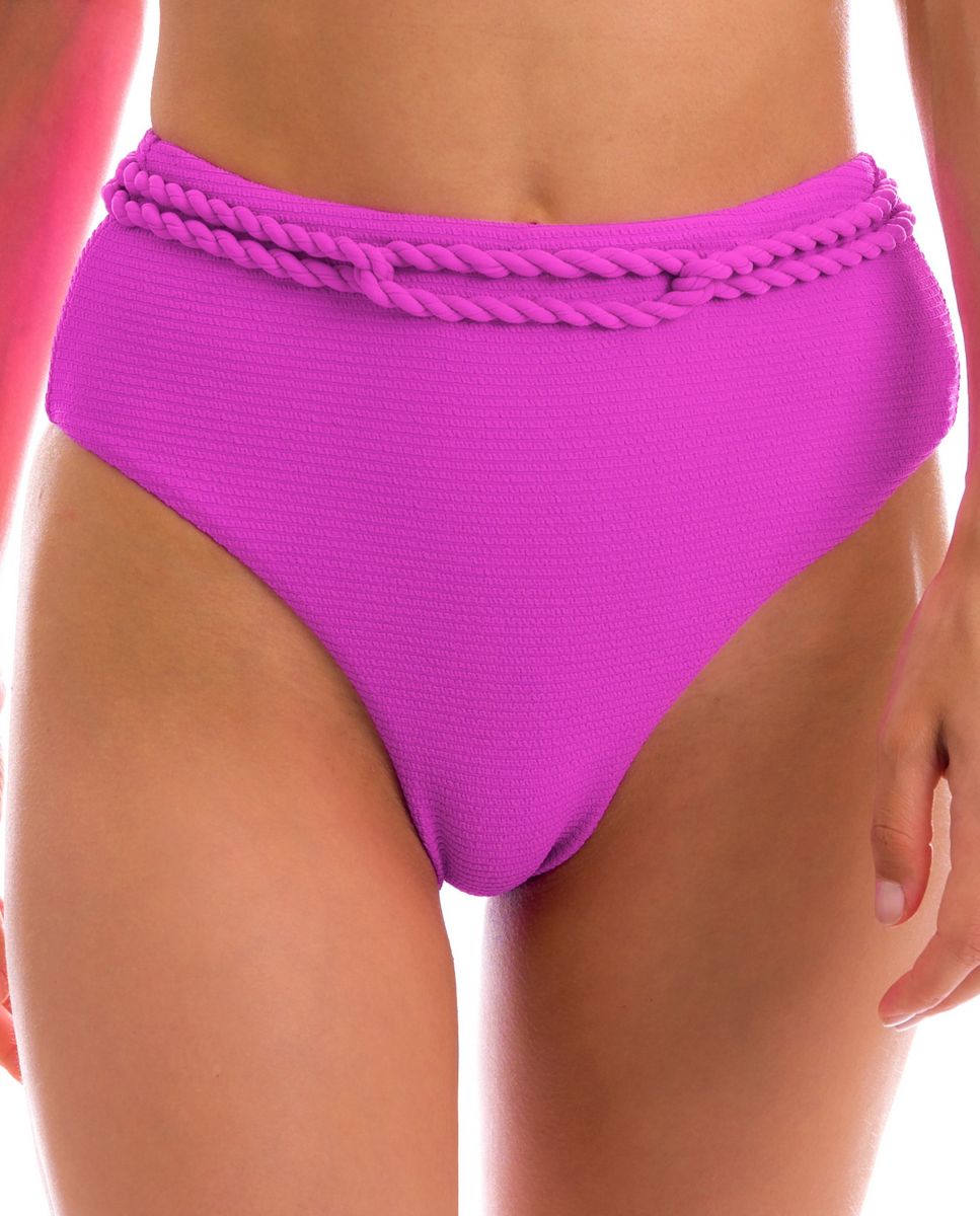 Cueca de Biquíni Culotte Lisa Lilás-1
