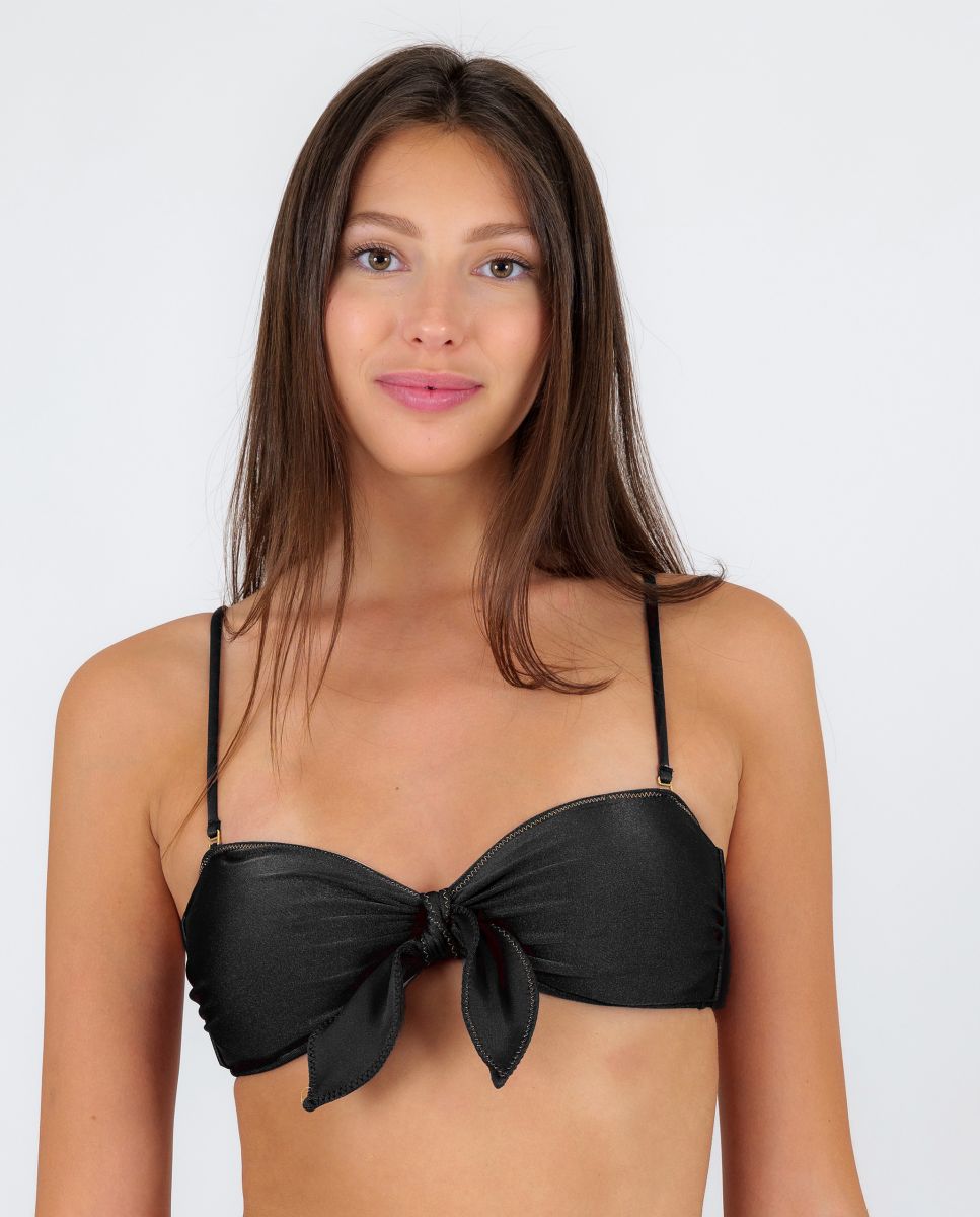 Imagem 0 de Top de Biquíni Bandeau Liso com Forro
