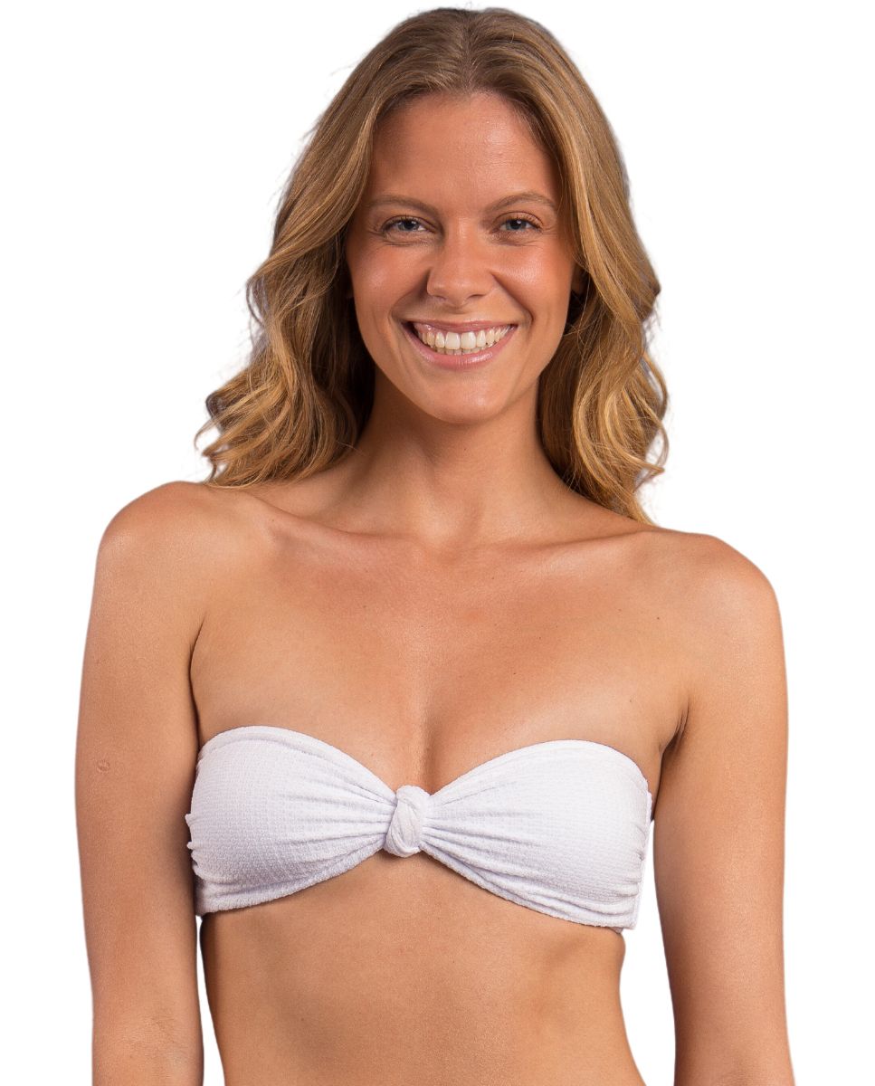 Imagem 0 de Top de Biquíni Bandeau Liso com Enchimento