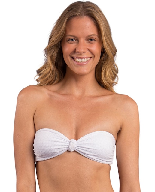 Imagem 0 de Top de Biquíni Bandeau Liso com Enchimento