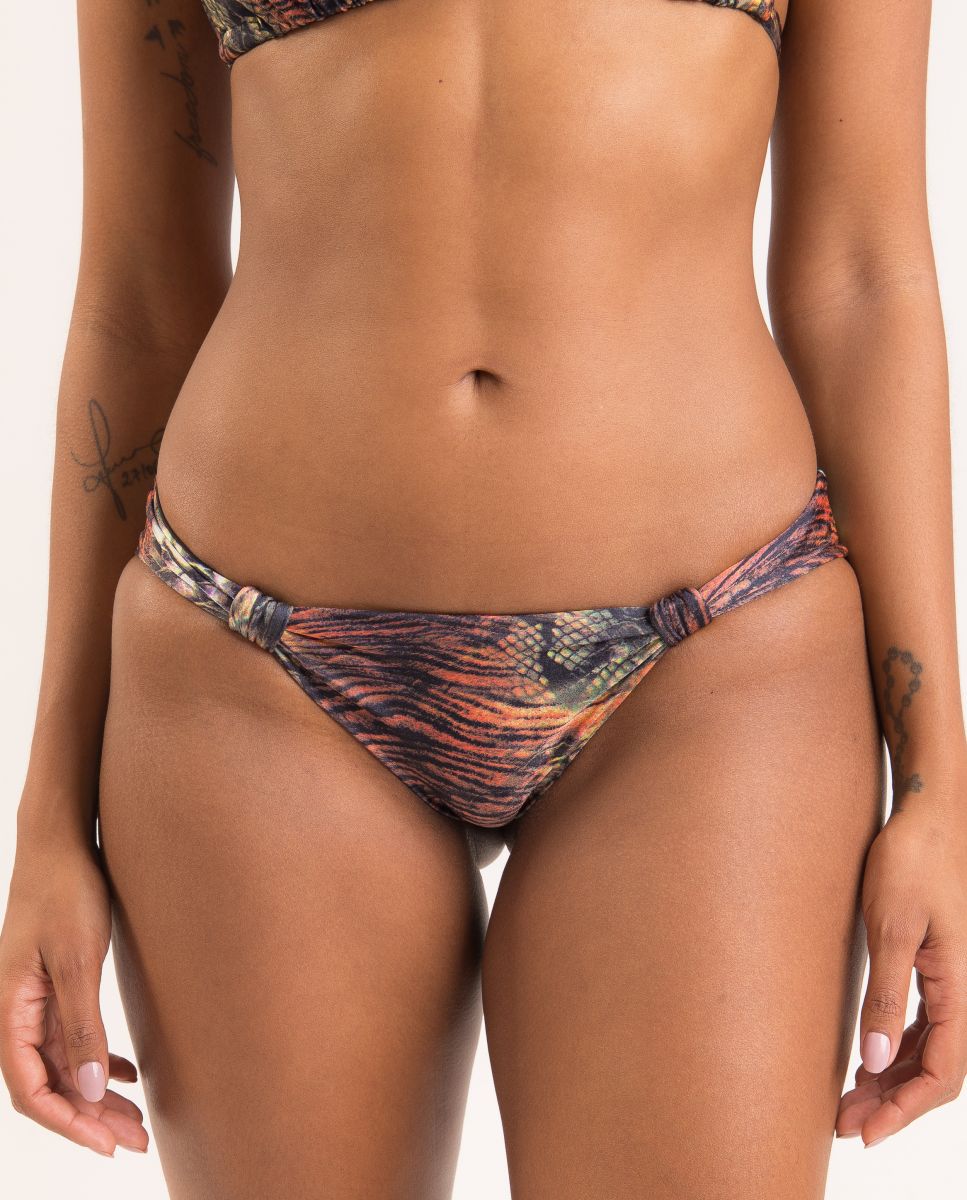 Cueca de Biquíni Brasileira Estampada Multicolor-1