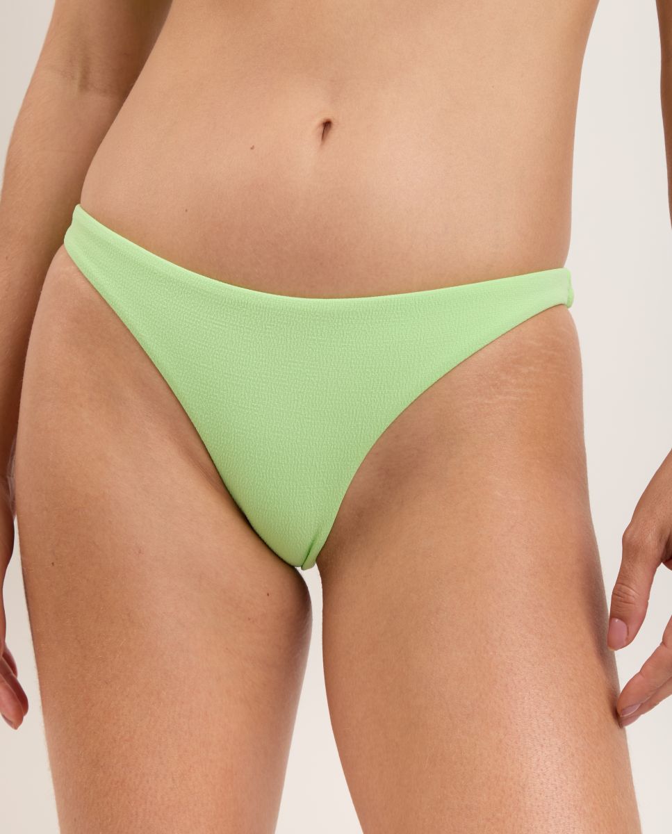 Cueca de Biquíni Brasileira Lisa Verde-menta-1