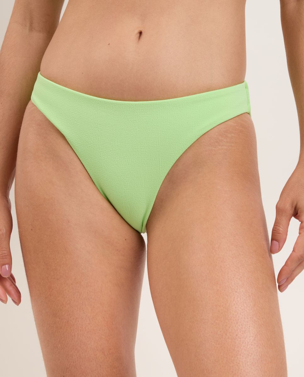 Cueca de Biquíni Brasileira Lisa Verde-menta-1