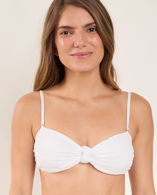 Imagem 0 de Top de Biquíni Bandeau Liso com Enchimento