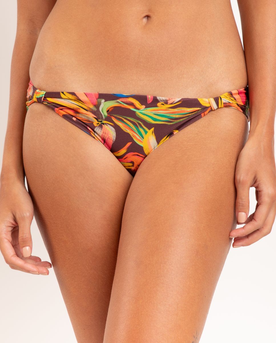 Cueca de Biquíni Brasileira Estampada Multicolor-1