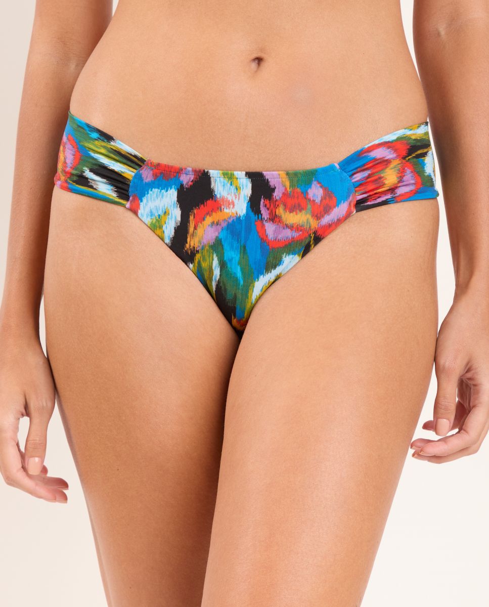 Cueca de Biquíni Brasileira Estampada Multicolor-1