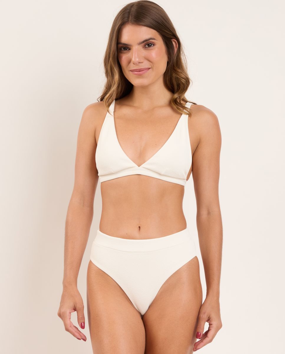 Top de Biquíni Triângulo Liso com Forro Nata-2