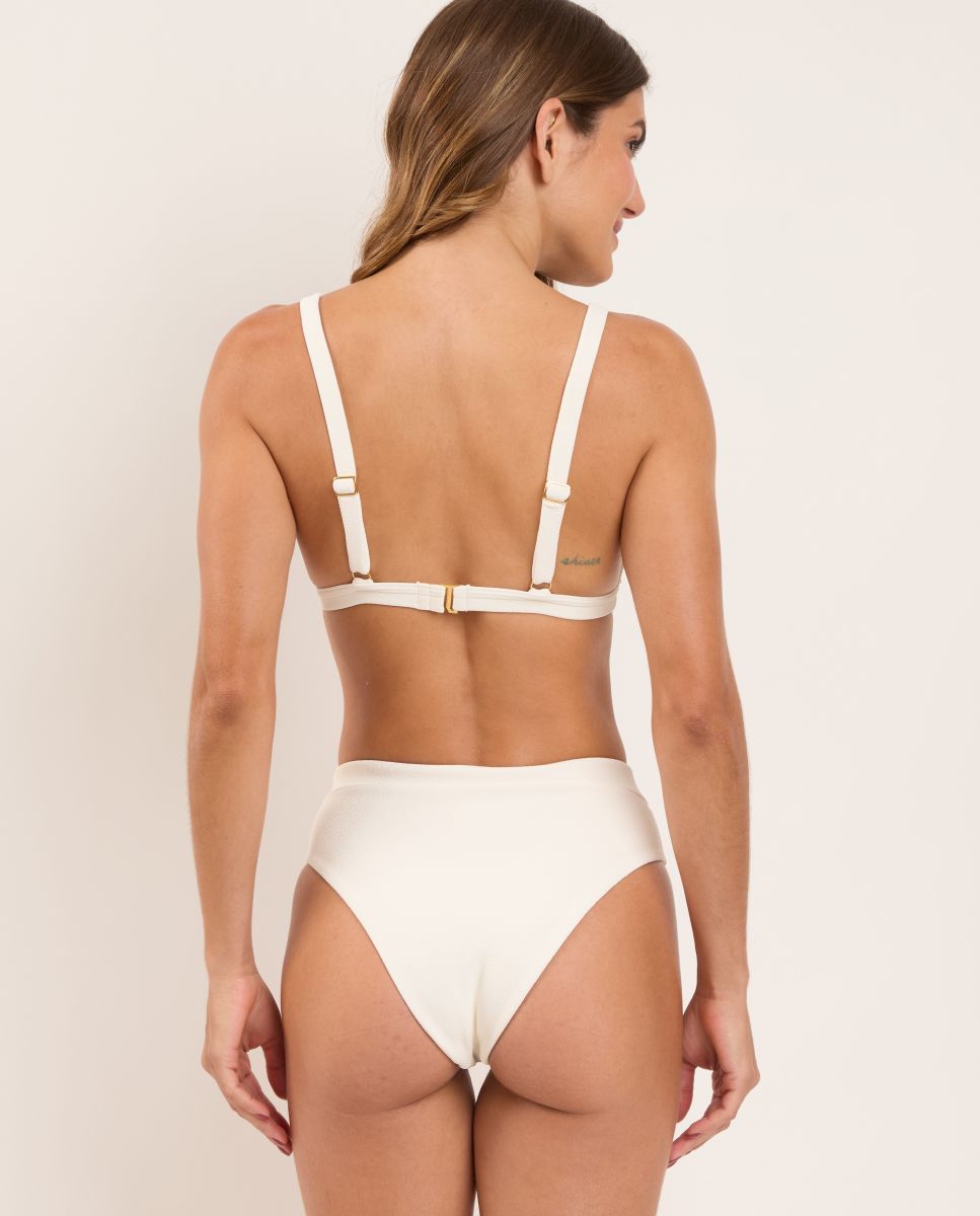 Top de Biquíni Triângulo Liso com Forro Nata-3