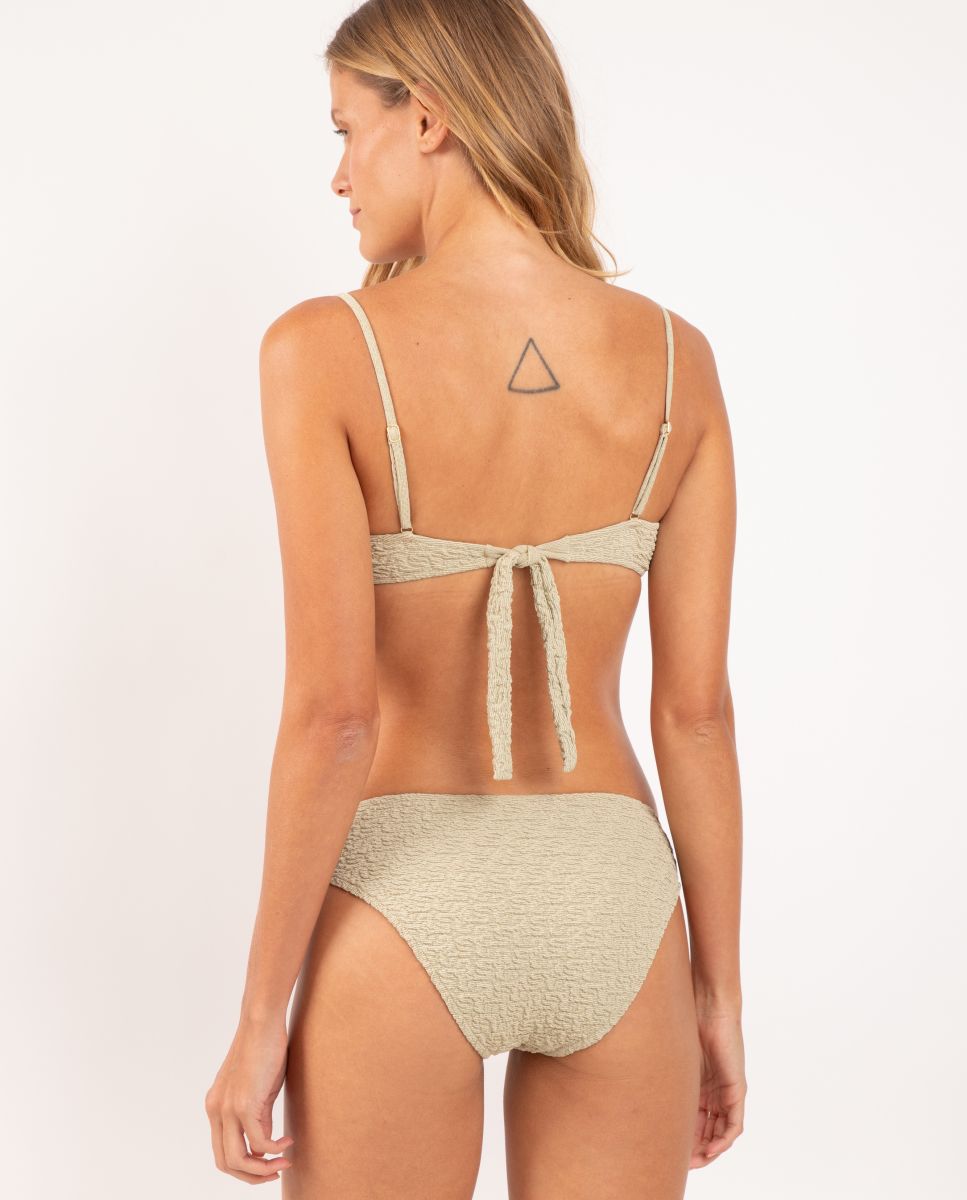 Cueca de Biquíni Brasileira Lisa Verde claro / Pistacho-3