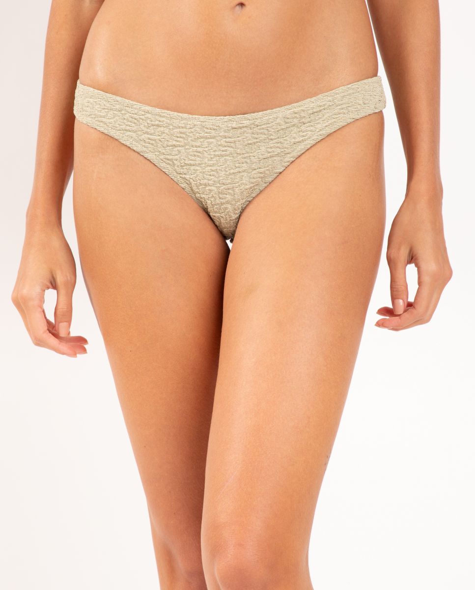 Cueca de Biquíni Brasileira Lisa Bege-1